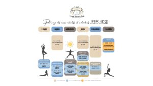 Yoga Surya Fab planning cours yoga 2025-2026